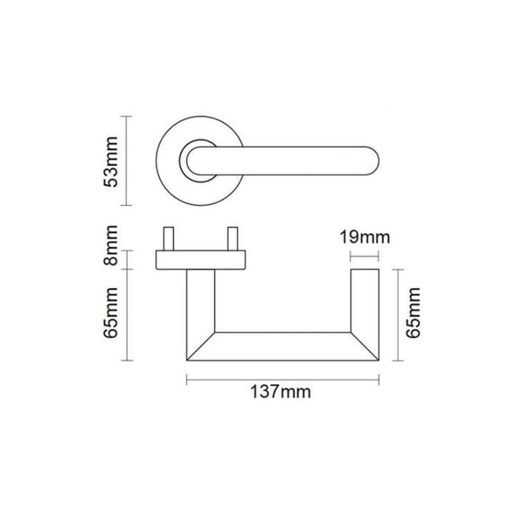 Commercial Door Handle For Public Buildings En1906 Class 4 - Door Handle - 1