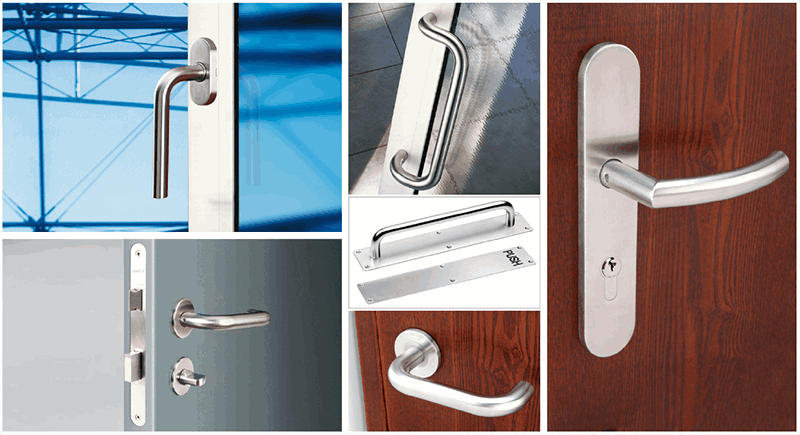 Antimicrobial door hardware,self-sanitizing & germ free - Door Handle - 1