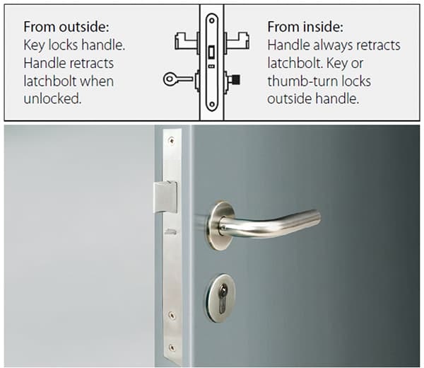 ML107208 classroom door mortise lock,72 Centers - Door Lock - 2