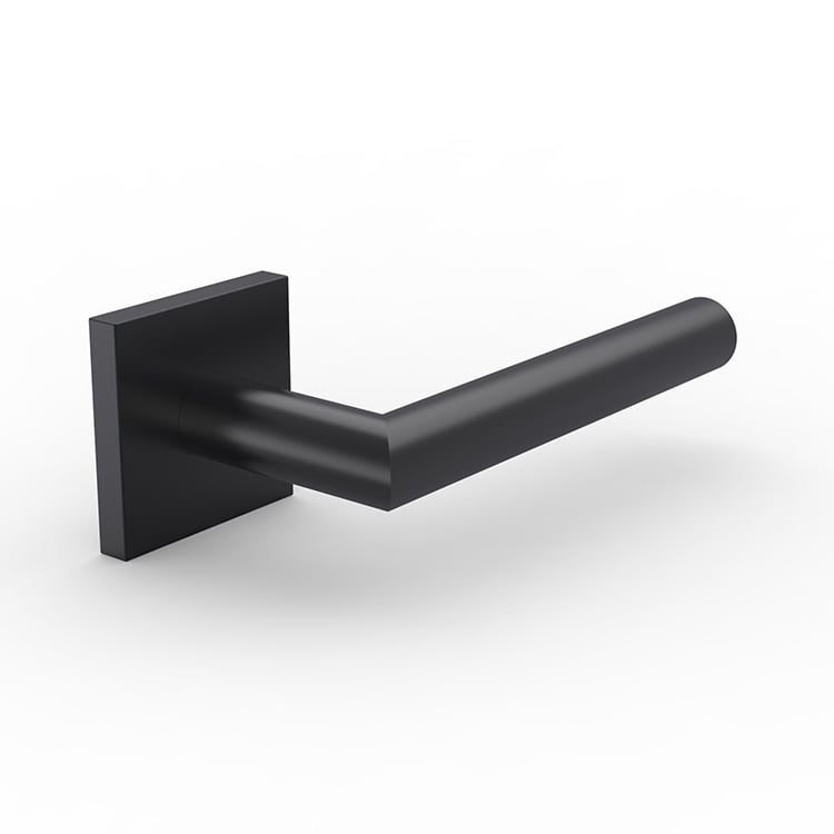 Modern matte black door handle - - News - 8