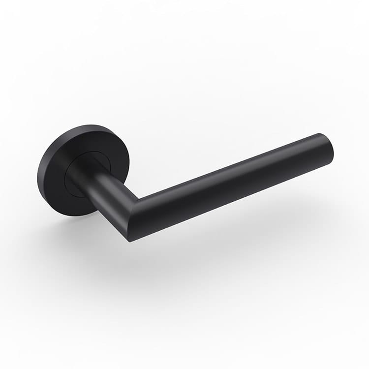 Modern matte black door handle - - News - 6