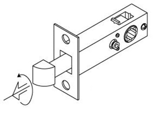 RTL30 Residetial tubular mortice latch 60/70mm backset - Door Lock - 2