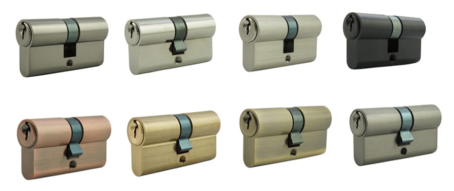 Pearl chrome security euro cylinder with custom spec - Euro Cylinder - 3