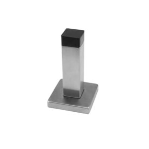 Wall mount square door stop DSS14