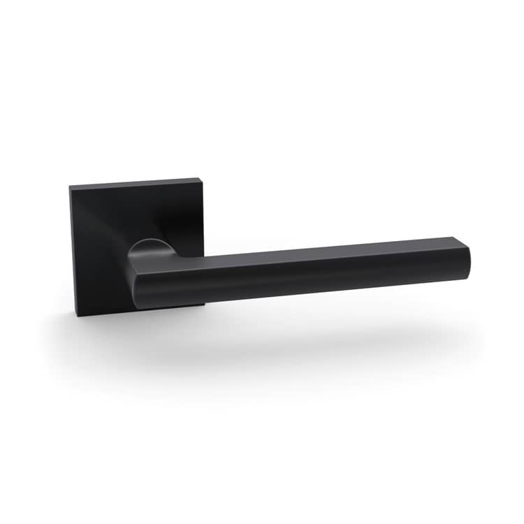 Modern matte black door handle - - News - 2